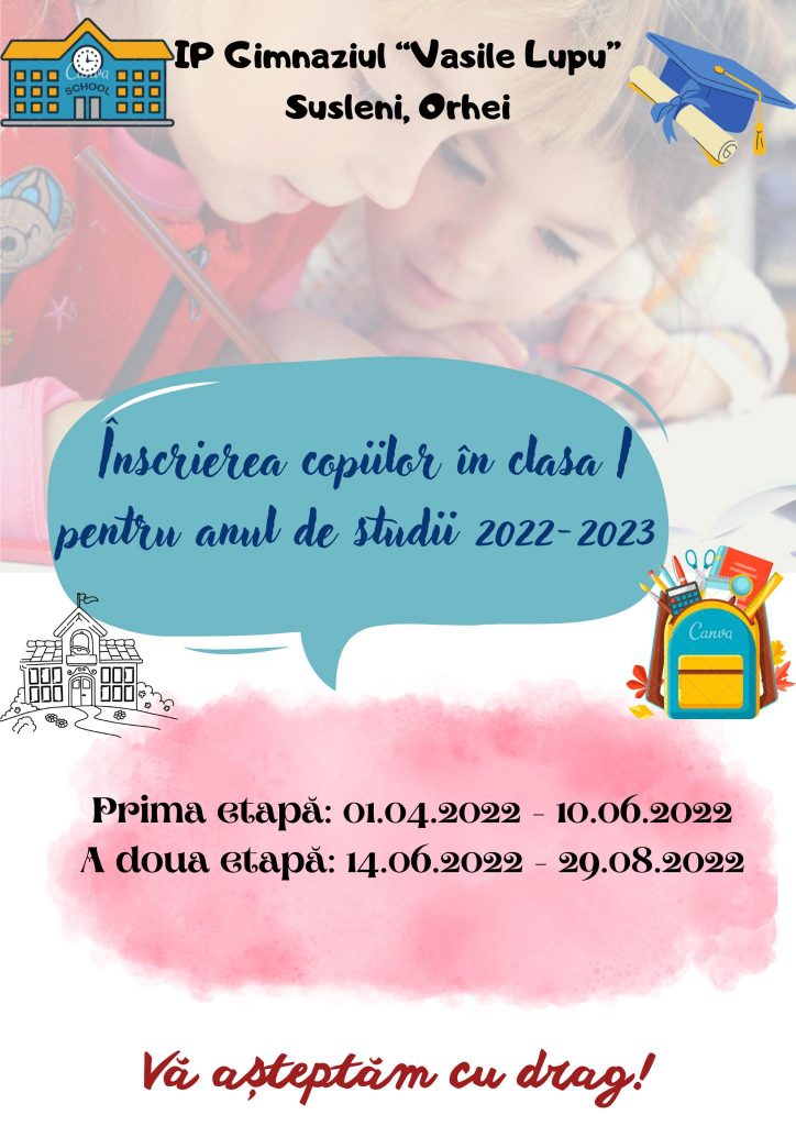 Înscriere clasa I